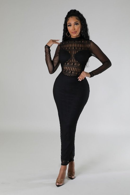 The Slay all Night Black Dress